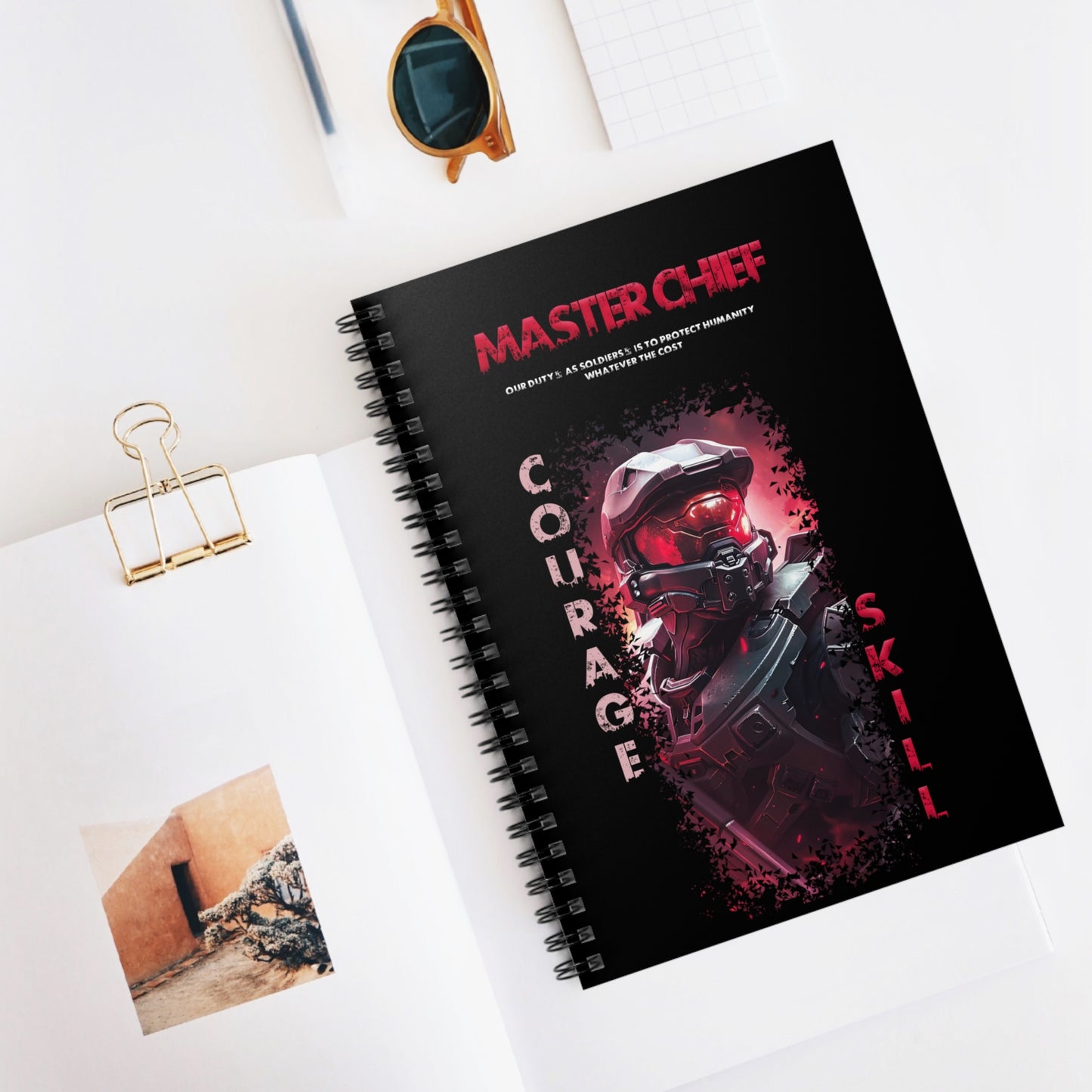 Spiral Notebook - Ruled Line - Master Black