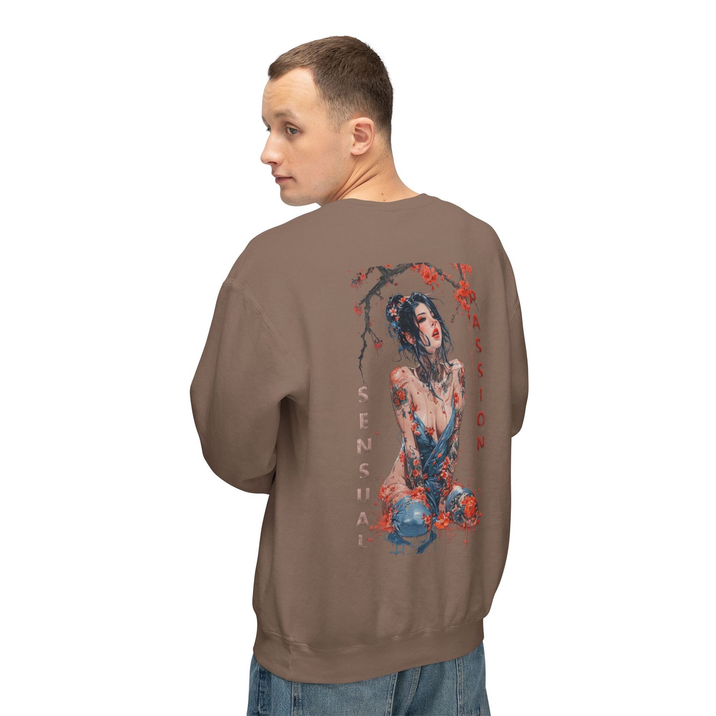 Unisex Lightweight Crewneck Sweatshirt - Women