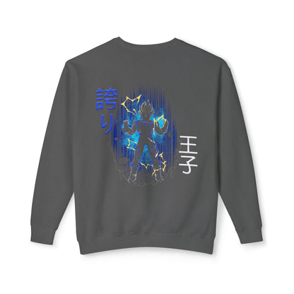 Unisex Lightweight Crewneck Sweatshirt - Vegeta
