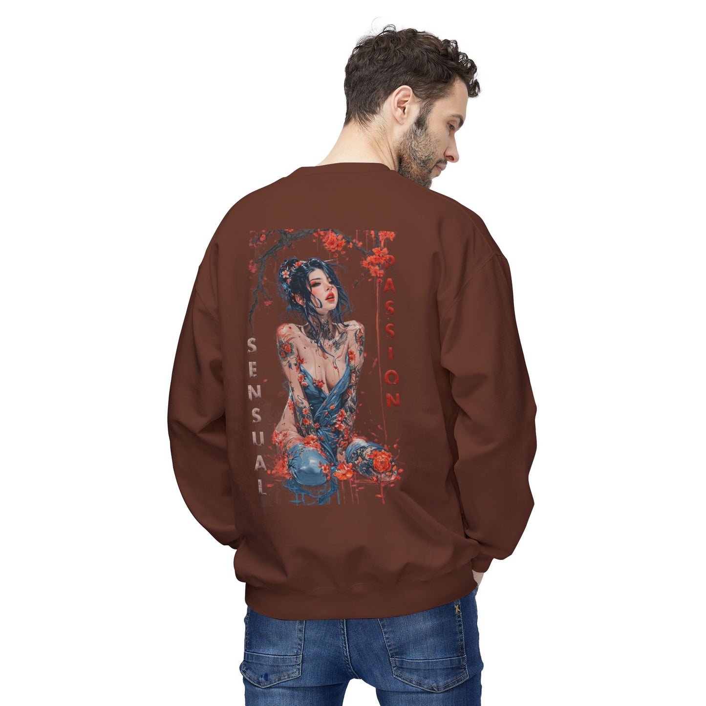 Unisex Midweight Softstyle Fleece Crewneck Sweatshirt - Women