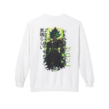 Unisex Midweight Softstyle Fleece Crewneck Sweatshirt - Broly