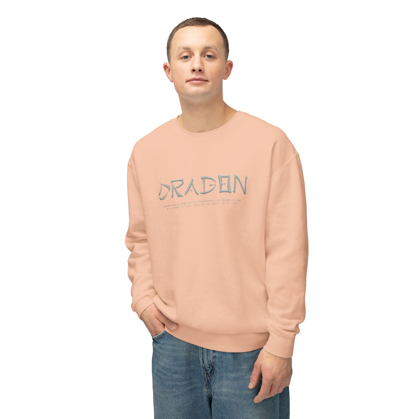 Unisex Lightweight Crewneck Sweatshirt - Dragon