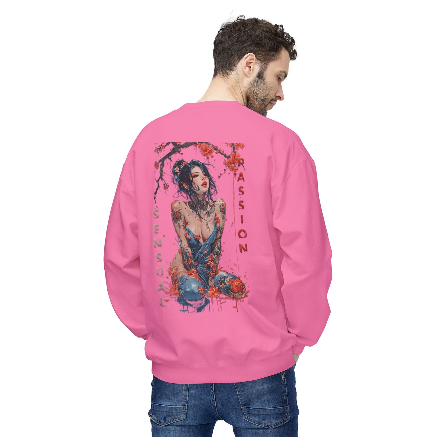 Unisex Midweight Softstyle Fleece Crewneck Sweatshirt - Women