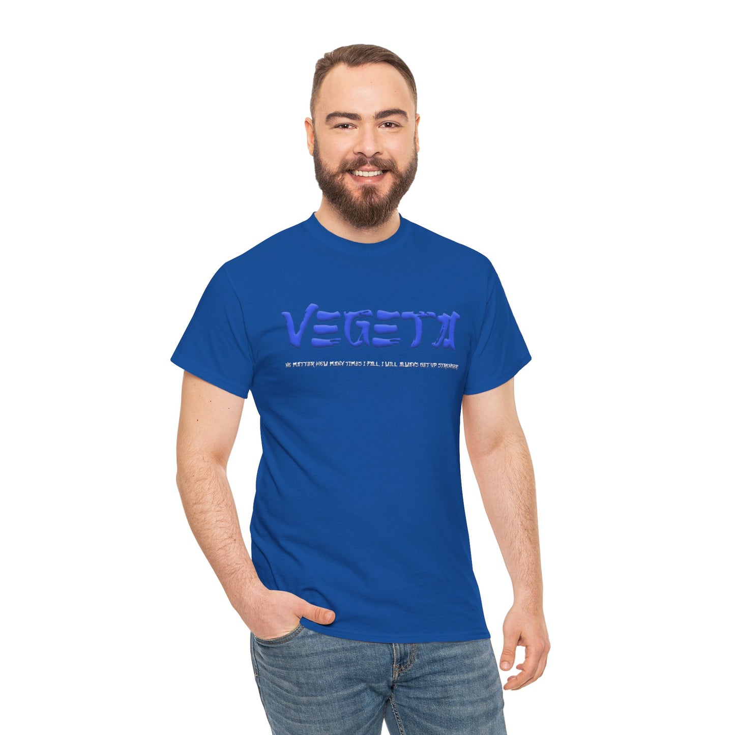 Unisex Heavy Cotton Tee  -  Vegeta