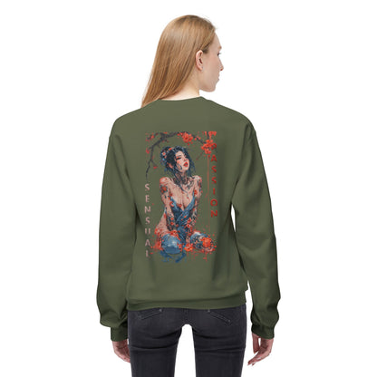 Unisex Midweight Softstyle Fleece Crewneck Sweatshirt - Women