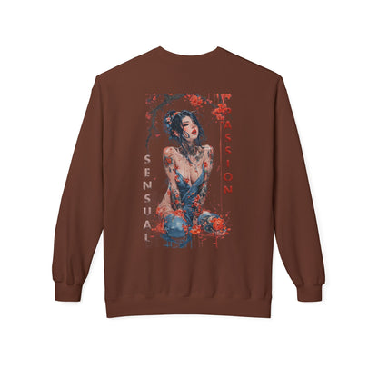 Unisex Midweight Softstyle Fleece Crewneck Sweatshirt - Women