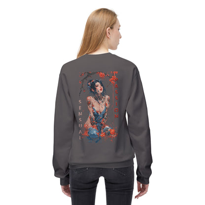 Unisex Midweight Softstyle Fleece Crewneck Sweatshirt - Women