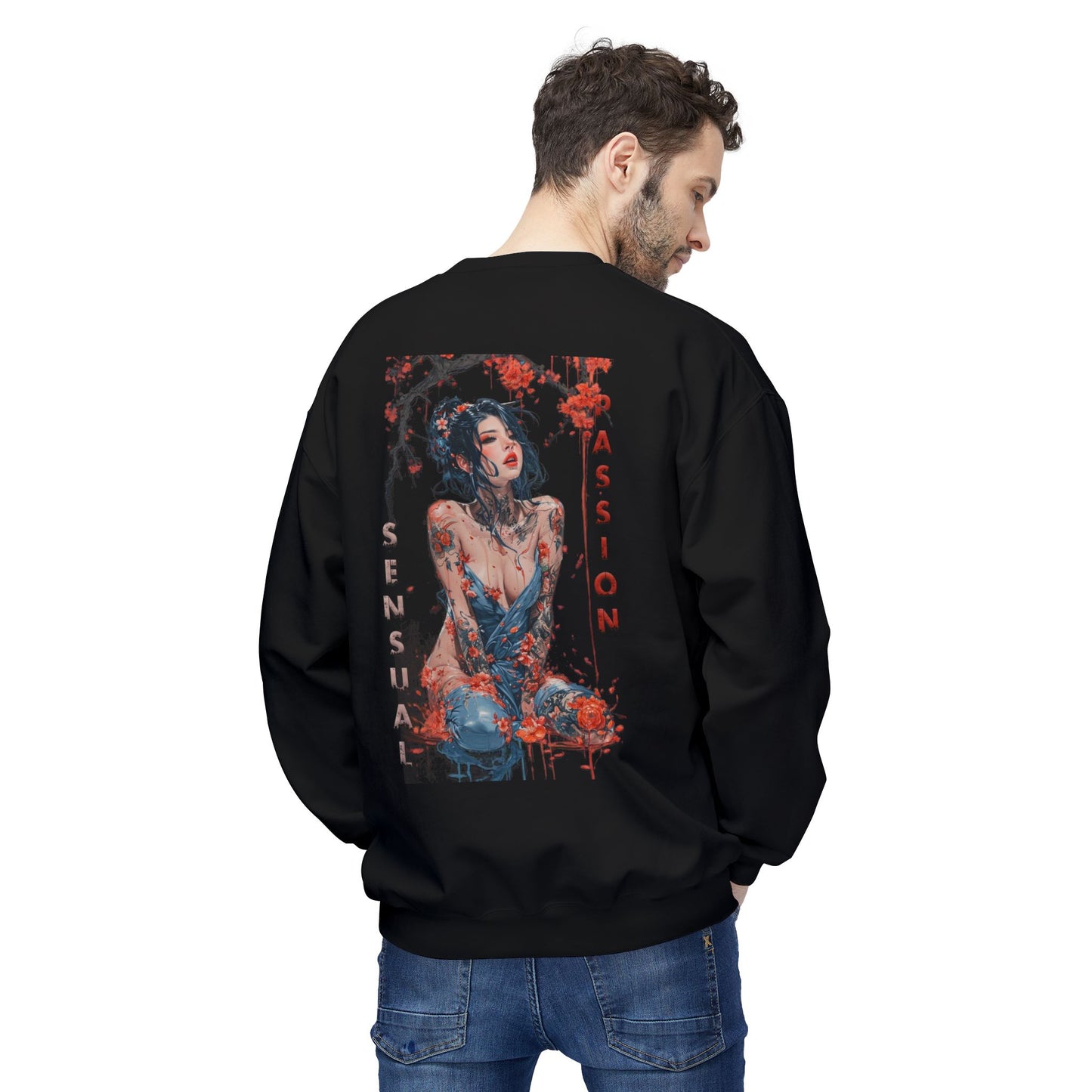 Unisex Midweight Softstyle Fleece Crewneck Sweatshirt - Women