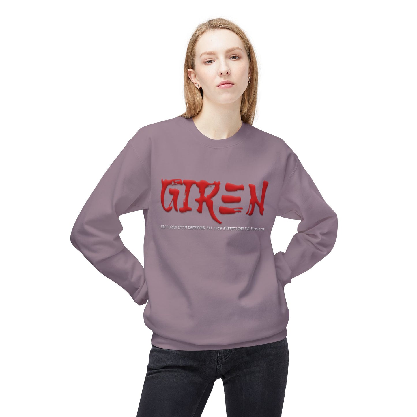 Unisex Midweight Softstyle Fleece Crewneck Sweatshirt - Giren