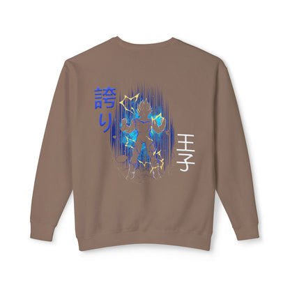 Unisex Lightweight Crewneck Sweatshirt - Vegeta