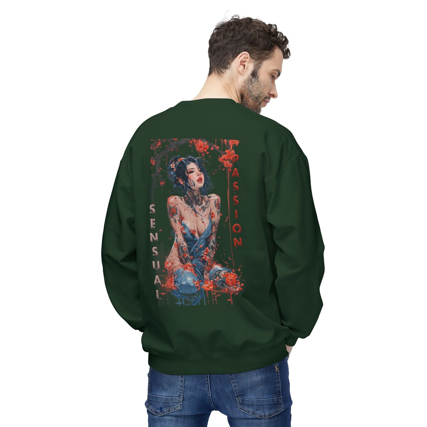 Unisex Midweight Softstyle Fleece Crewneck Sweatshirt - Women