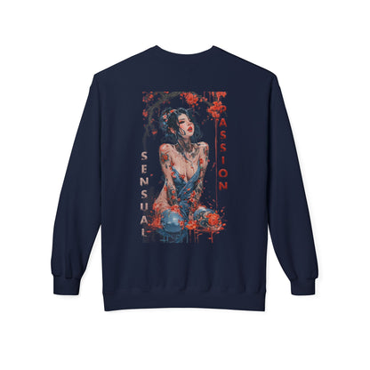 Unisex Midweight Softstyle Fleece Crewneck Sweatshirt - Women