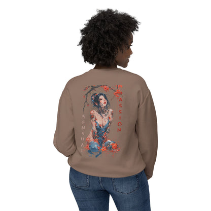 Unisex Lightweight Crewneck Sweatshirt - Women