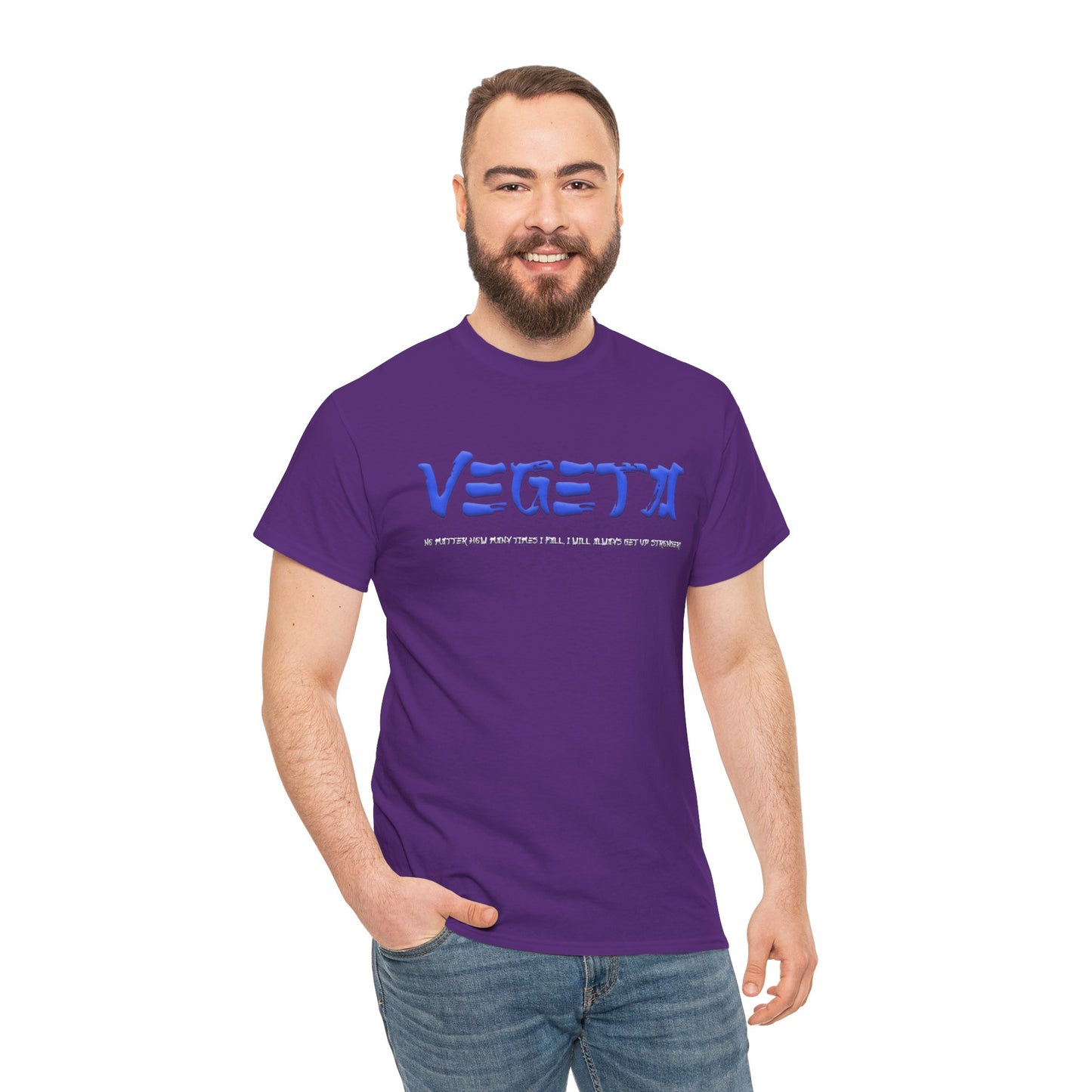 Unisex Heavy Cotton Tee  -  Vegeta