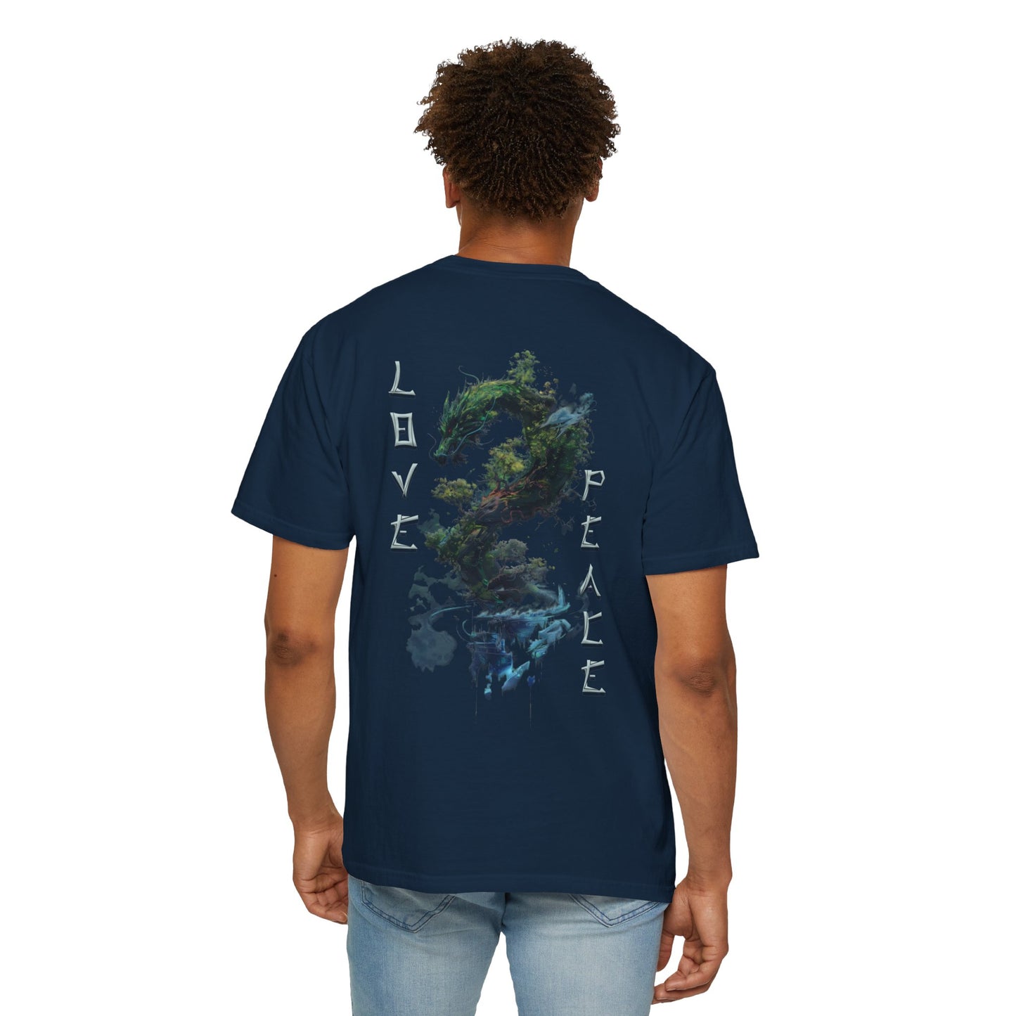 Unisex Garment-Dyed T-shirt - Dragon
