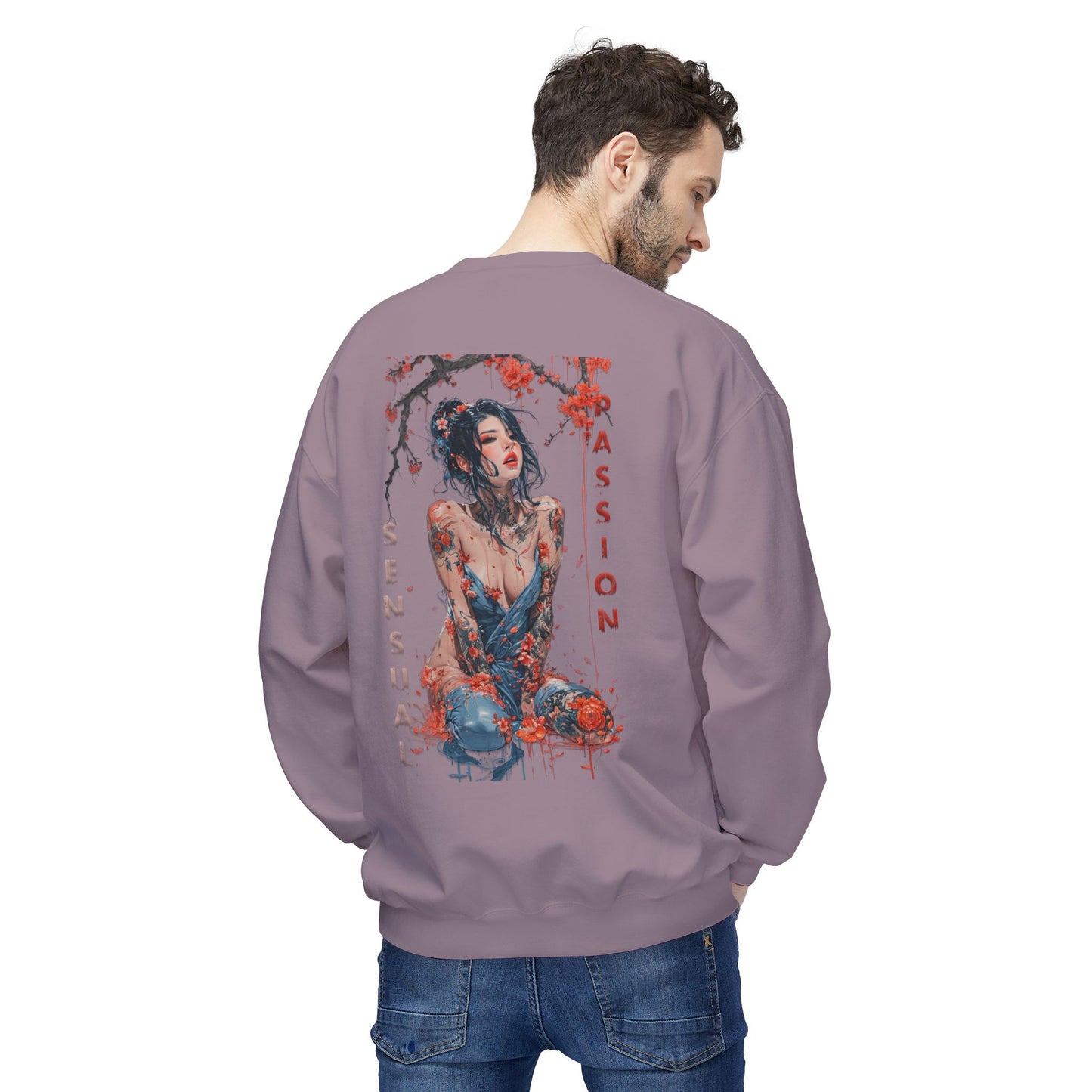 Unisex Midweight Softstyle Fleece Crewneck Sweatshirt - Women