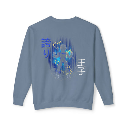 Unisex Lightweight Crewneck Sweatshirt - Vegeta