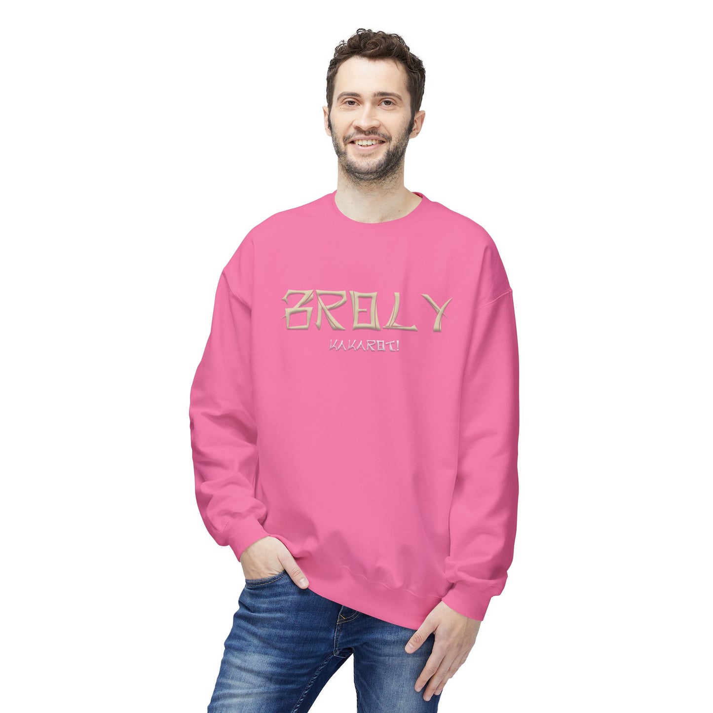 Unisex Midweight Softstyle Fleece Crewneck Sweatshirt - Broly