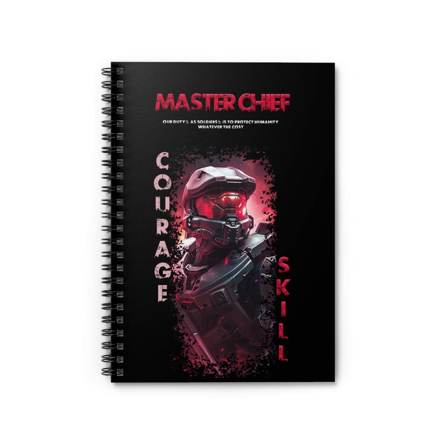 Spiral Notebook - Ruled Line - Master Black