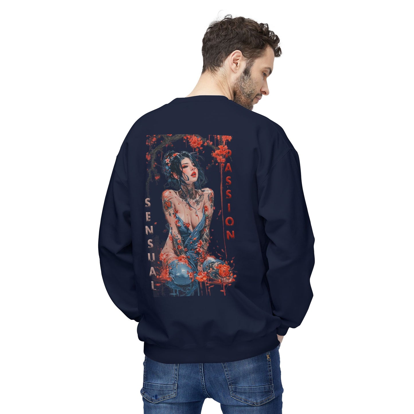 Unisex Midweight Softstyle Fleece Crewneck Sweatshirt - Women