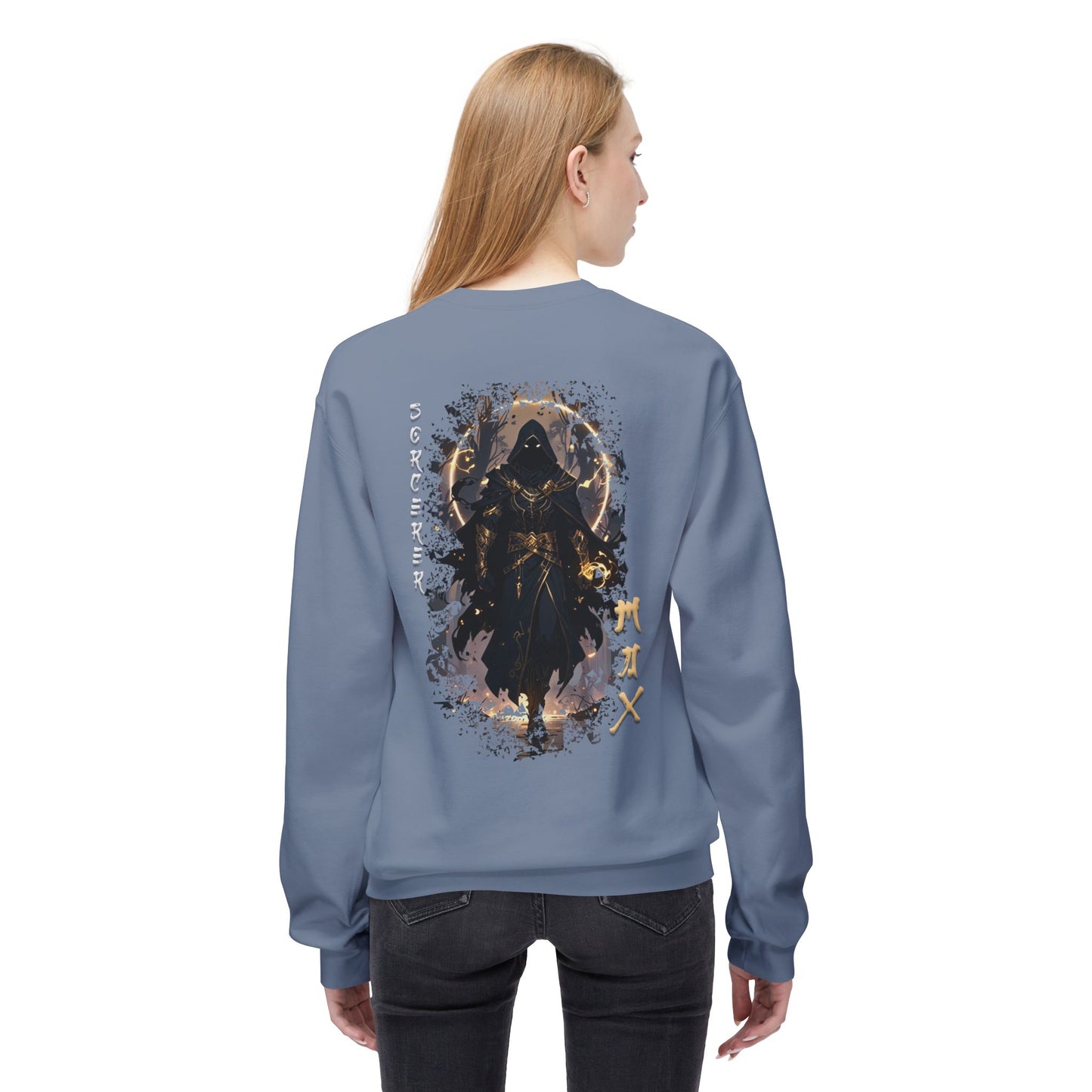 Unisex Midweight Softstyle Fleece Crewneck Sweatshirt - Sorcerer