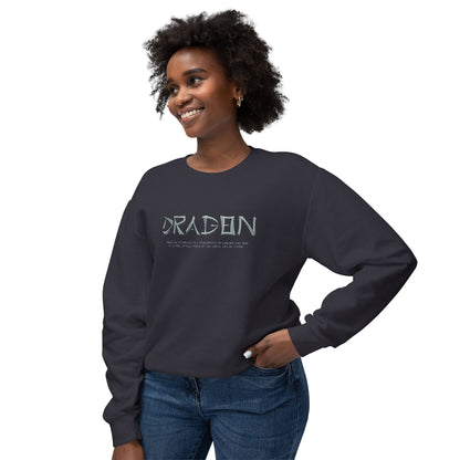 Unisex Lightweight Crewneck Sweatshirt - Dragon