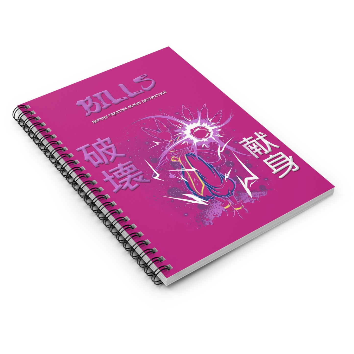 Spiral Notebook - Ruled Line - Bills Rose