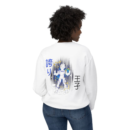 Unisex Lightweight Crewneck Sweatshirt - Vegeta