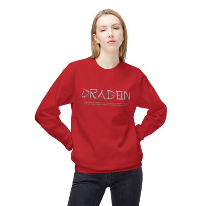 Unisex Midweight Softstyle Fleece Crewneck Sweatshirt - Dragon