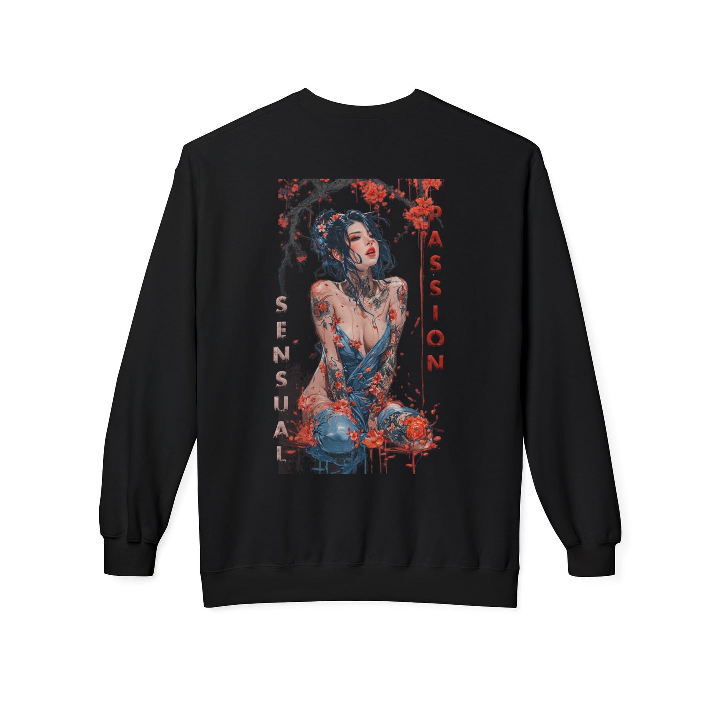 Unisex Midweight Softstyle Fleece Crewneck Sweatshirt - Women