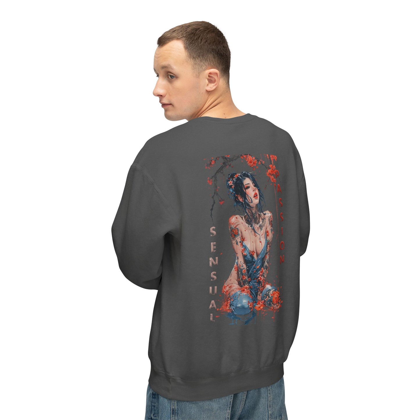 Unisex Lightweight Crewneck Sweatshirt - Women