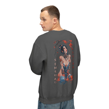 Unisex Lightweight Crewneck Sweatshirt - Women