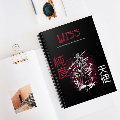 Spiral Notebook - Ruled Line - Wiss Black
