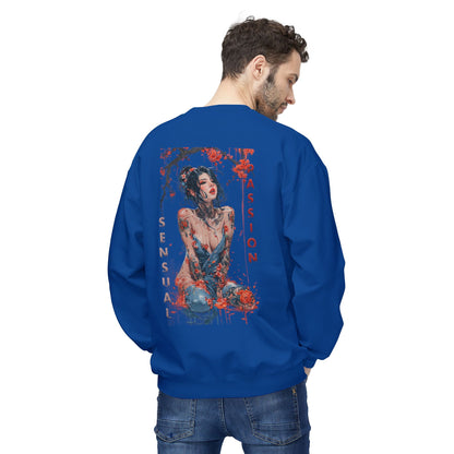 Unisex Midweight Softstyle Fleece Crewneck Sweatshirt - Women