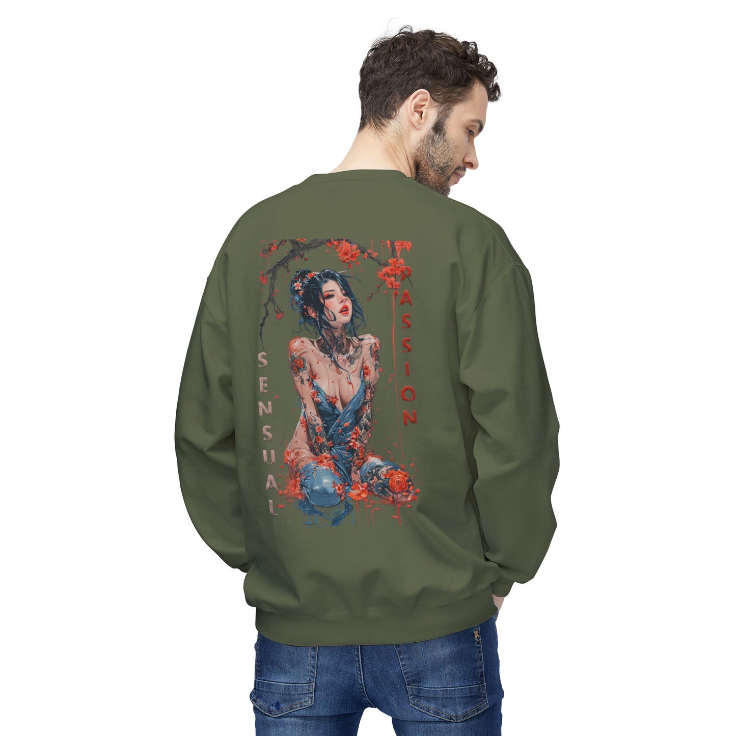 Unisex Midweight Softstyle Fleece Crewneck Sweatshirt - Women