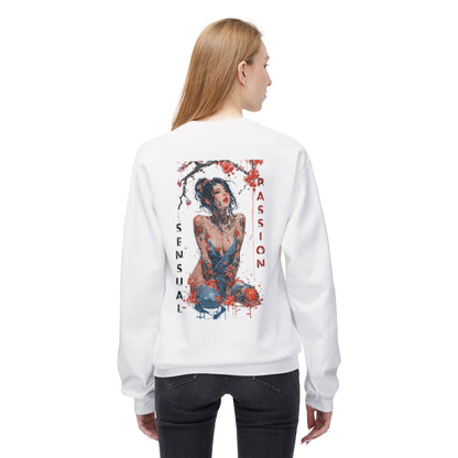 Unisex Midweight Softstyle Fleece Crewneck Sweatshirt - Women