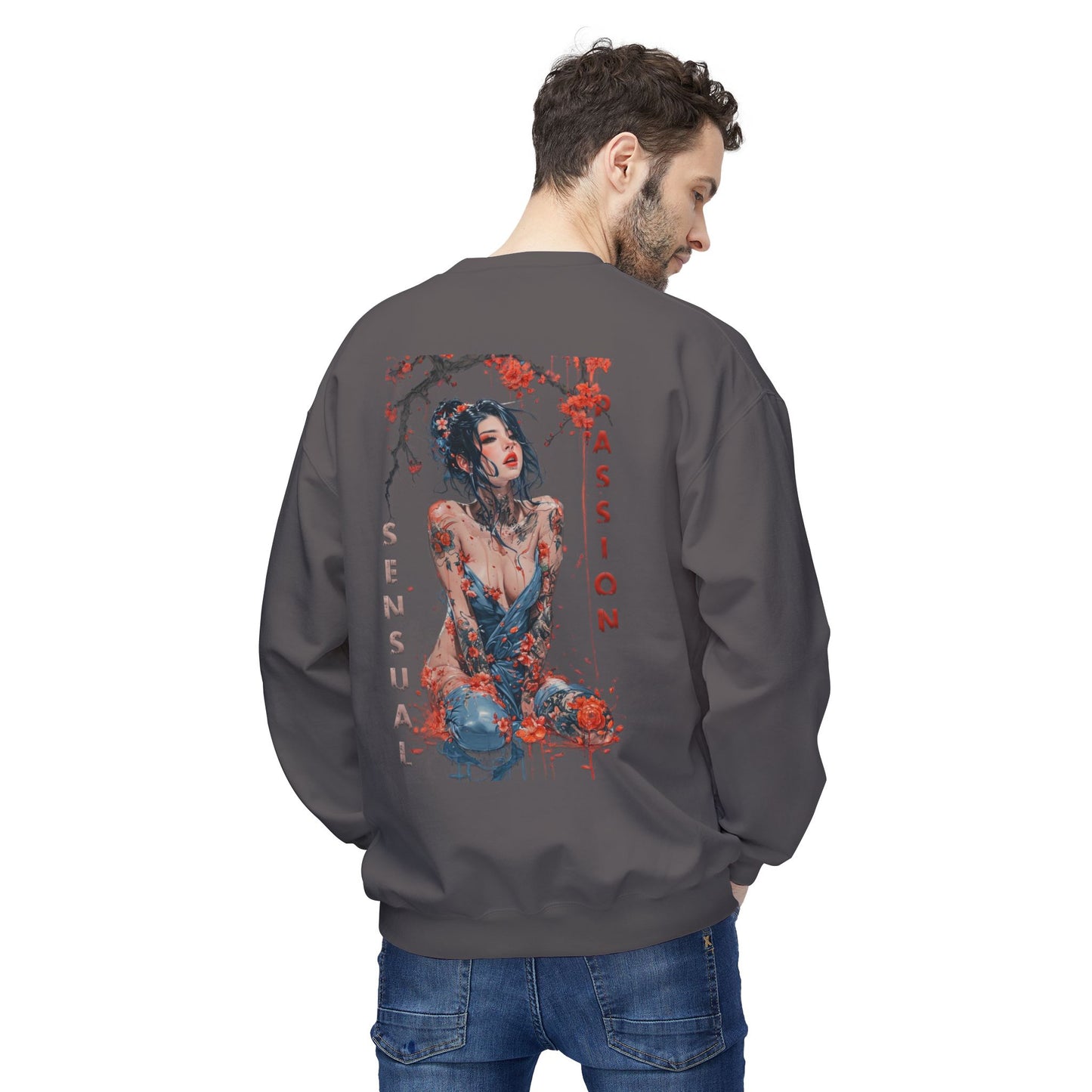 Unisex Midweight Softstyle Fleece Crewneck Sweatshirt - Women