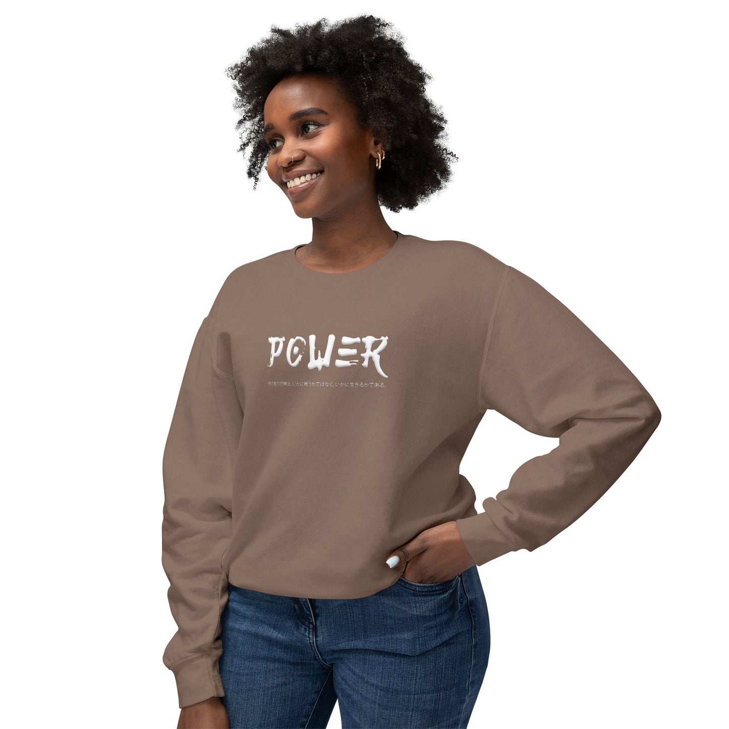 Unisex Lightweight Crewneck Sweatshirt - Samurai Jap