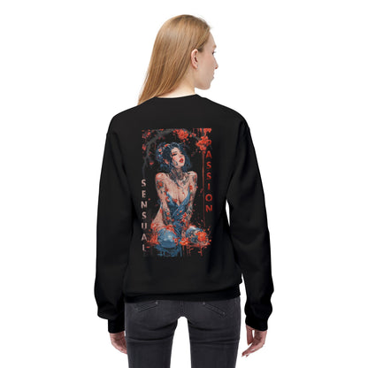 Unisex Midweight Softstyle Fleece Crewneck Sweatshirt - Women