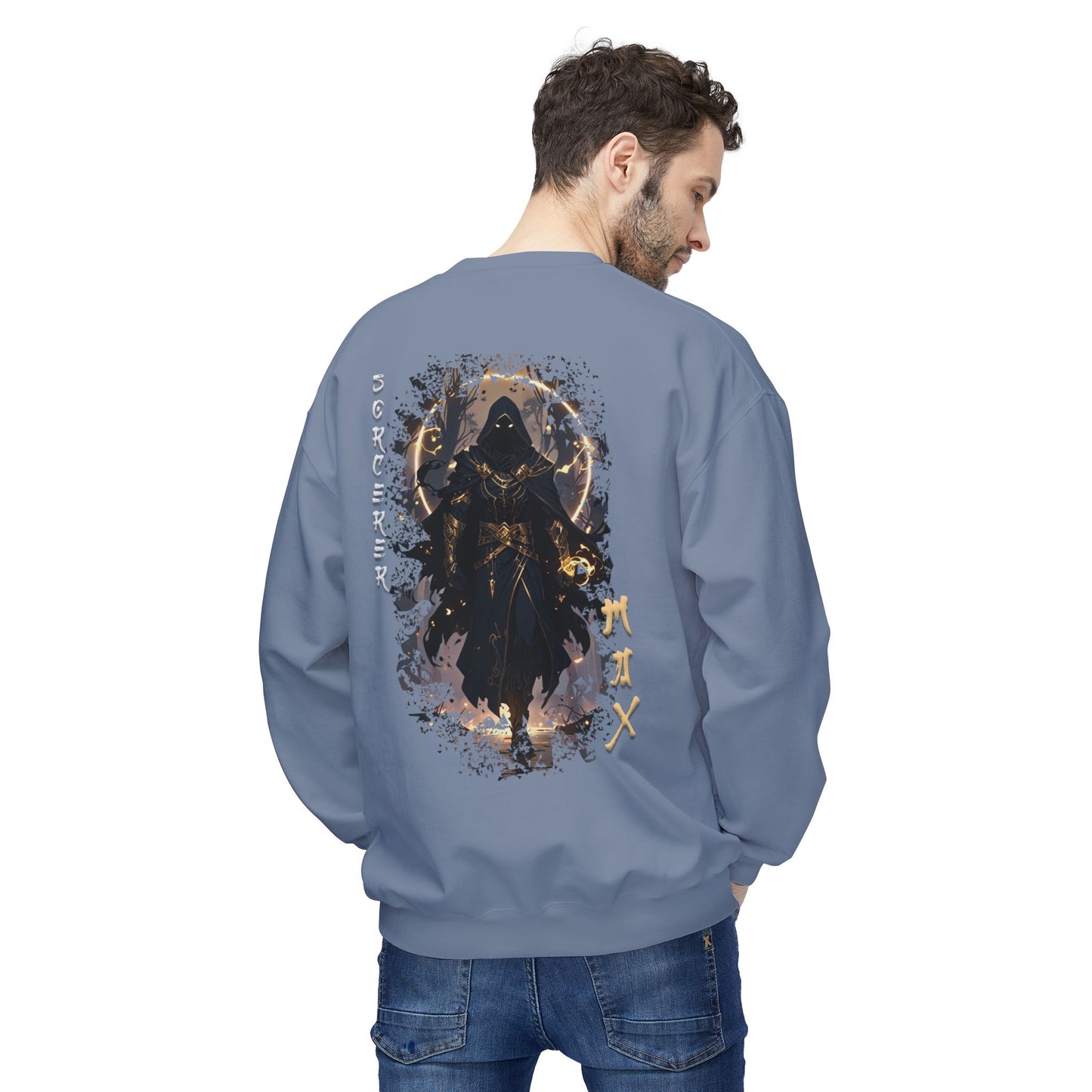 Unisex Midweight Softstyle Fleece Crewneck Sweatshirt - Sorcerer