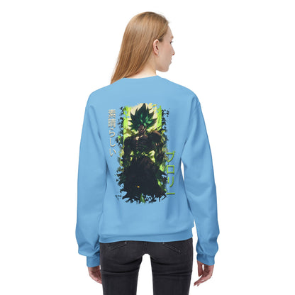 Unisex Midweight Softstyle Fleece Crewneck Sweatshirt - Broly