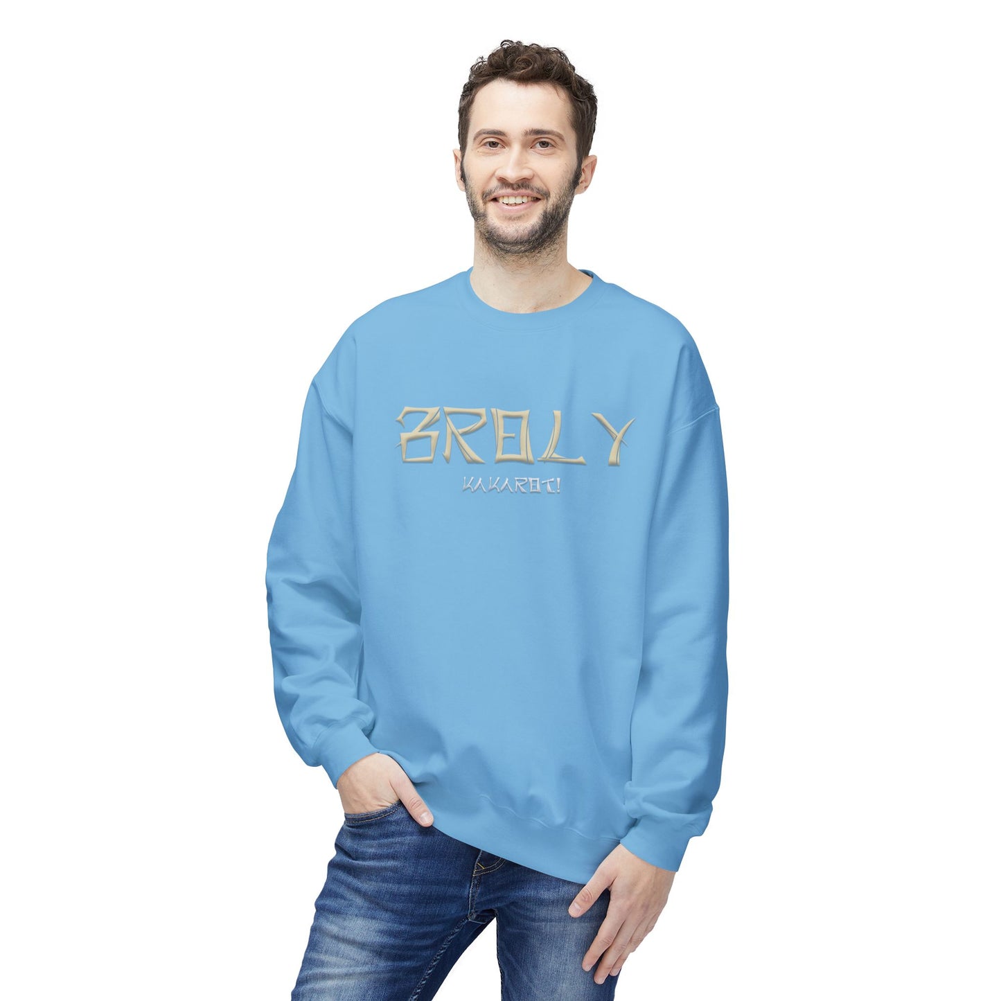 Unisex Midweight Softstyle Fleece Crewneck Sweatshirt - Broly