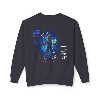 Unisex Lightweight Crewneck Sweatshirt - Vegeta