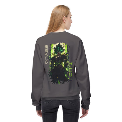 Unisex Midweight Softstyle Fleece Crewneck Sweatshirt - Broly