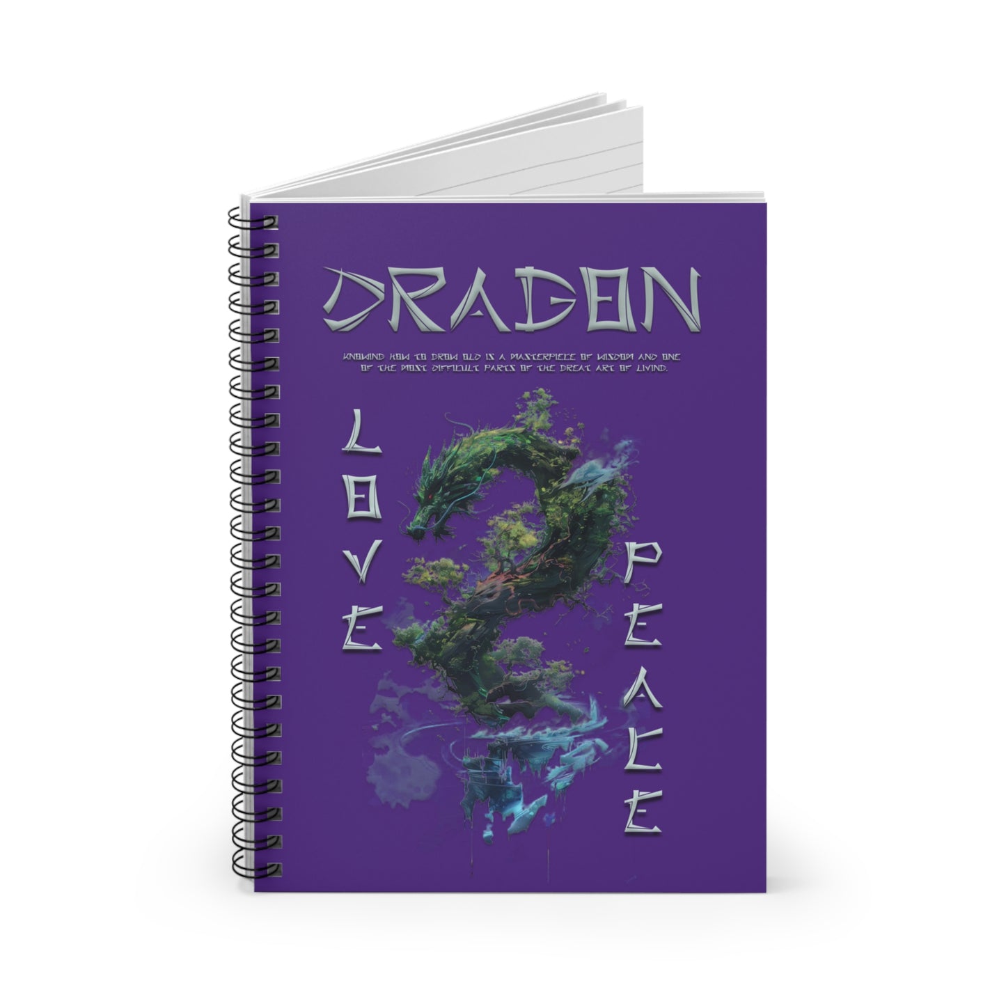Notebook - Ruled Line - Dragon Purple