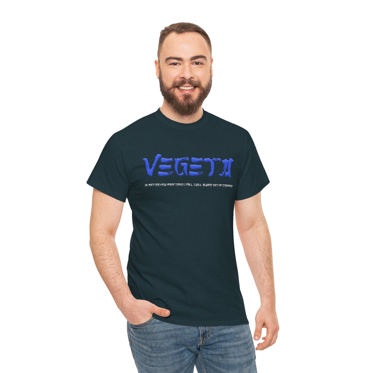 Unisex Heavy Cotton Tee  -  Vegeta