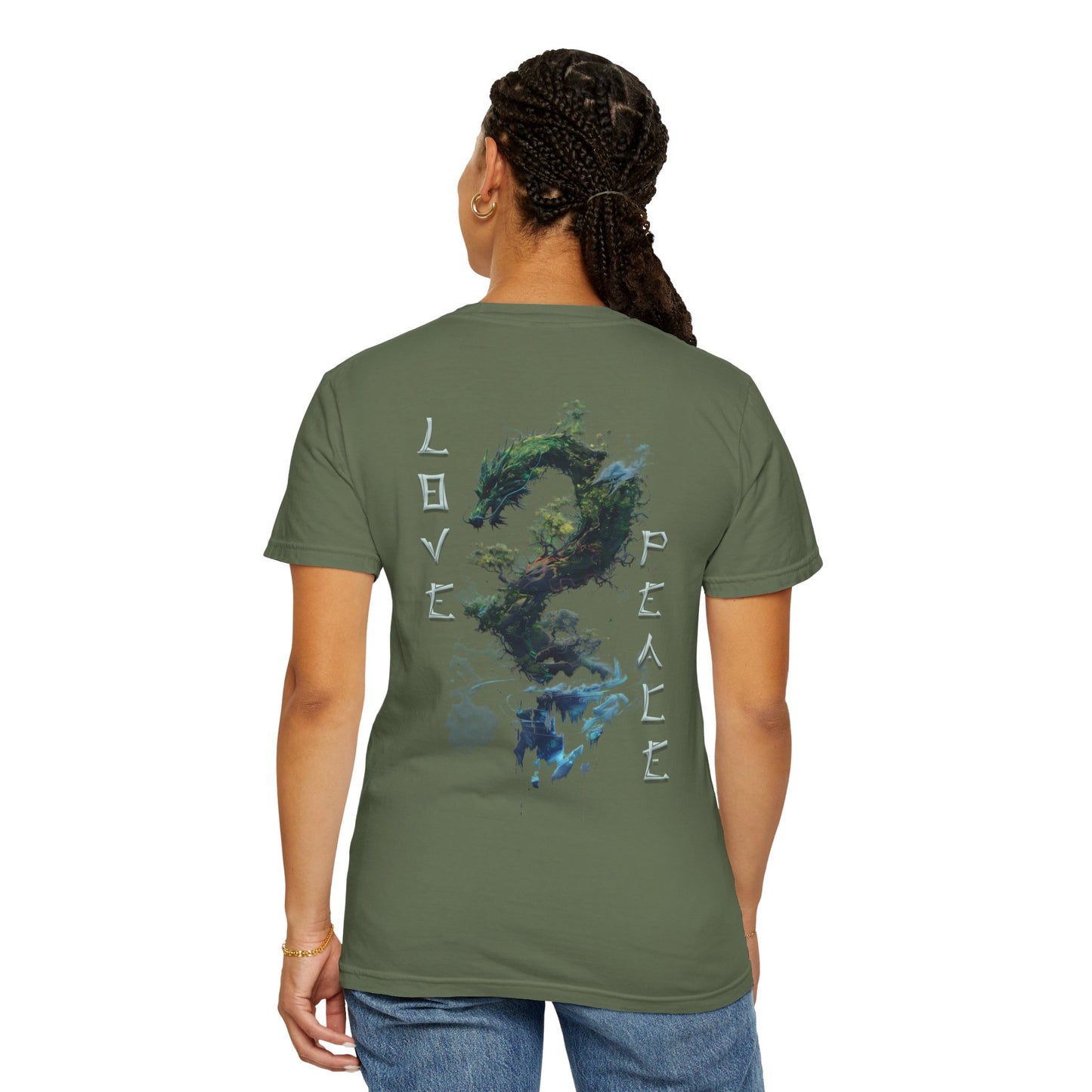 Unisex Garment-Dyed T-shirt - Dragon
