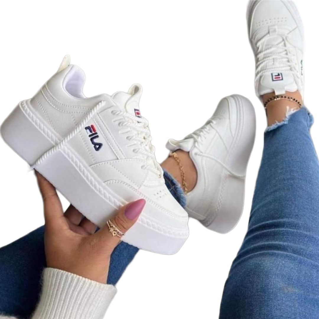 TENIS FILA SUELA ALTA DAMA