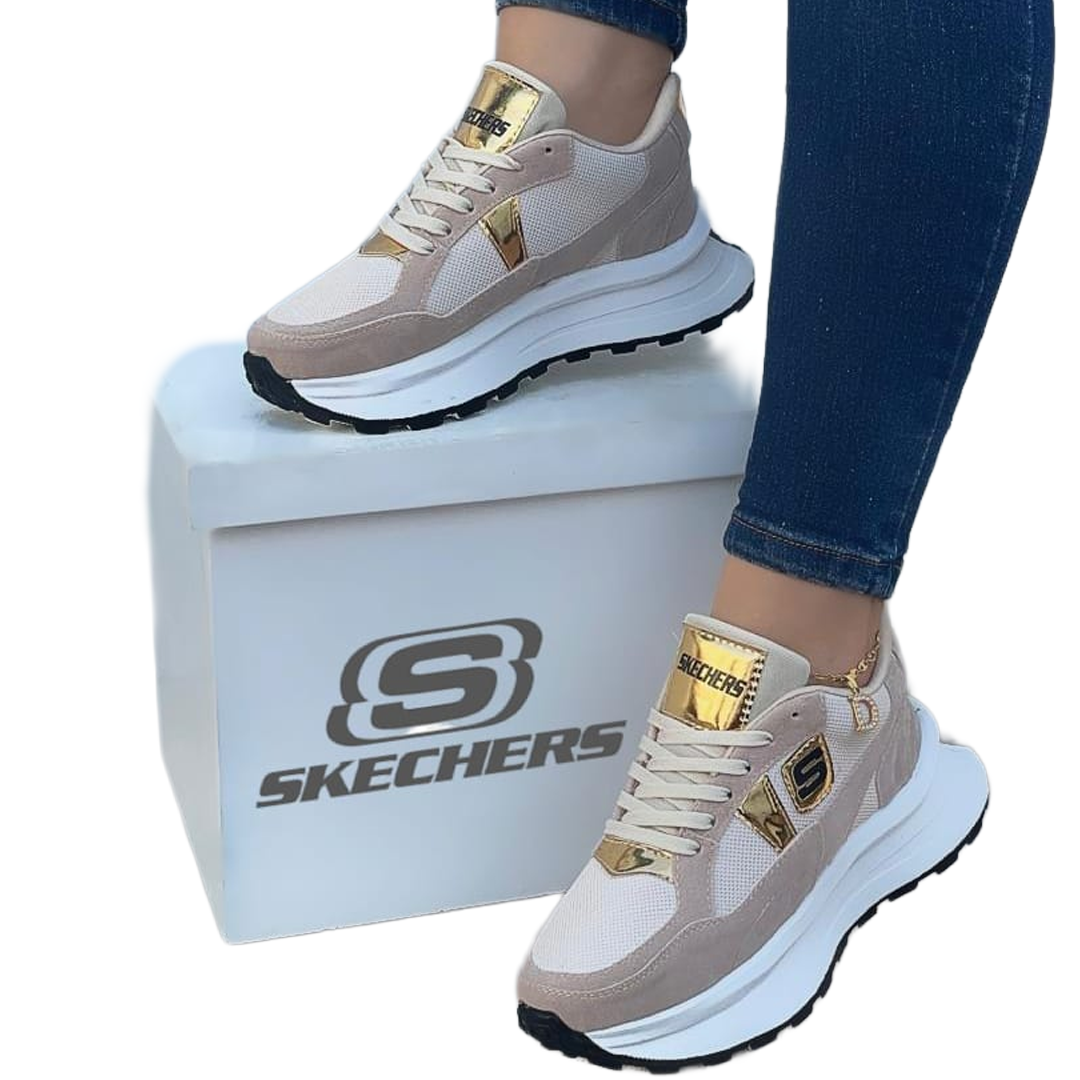 TENIS SKECHER TRACTOR DAMA