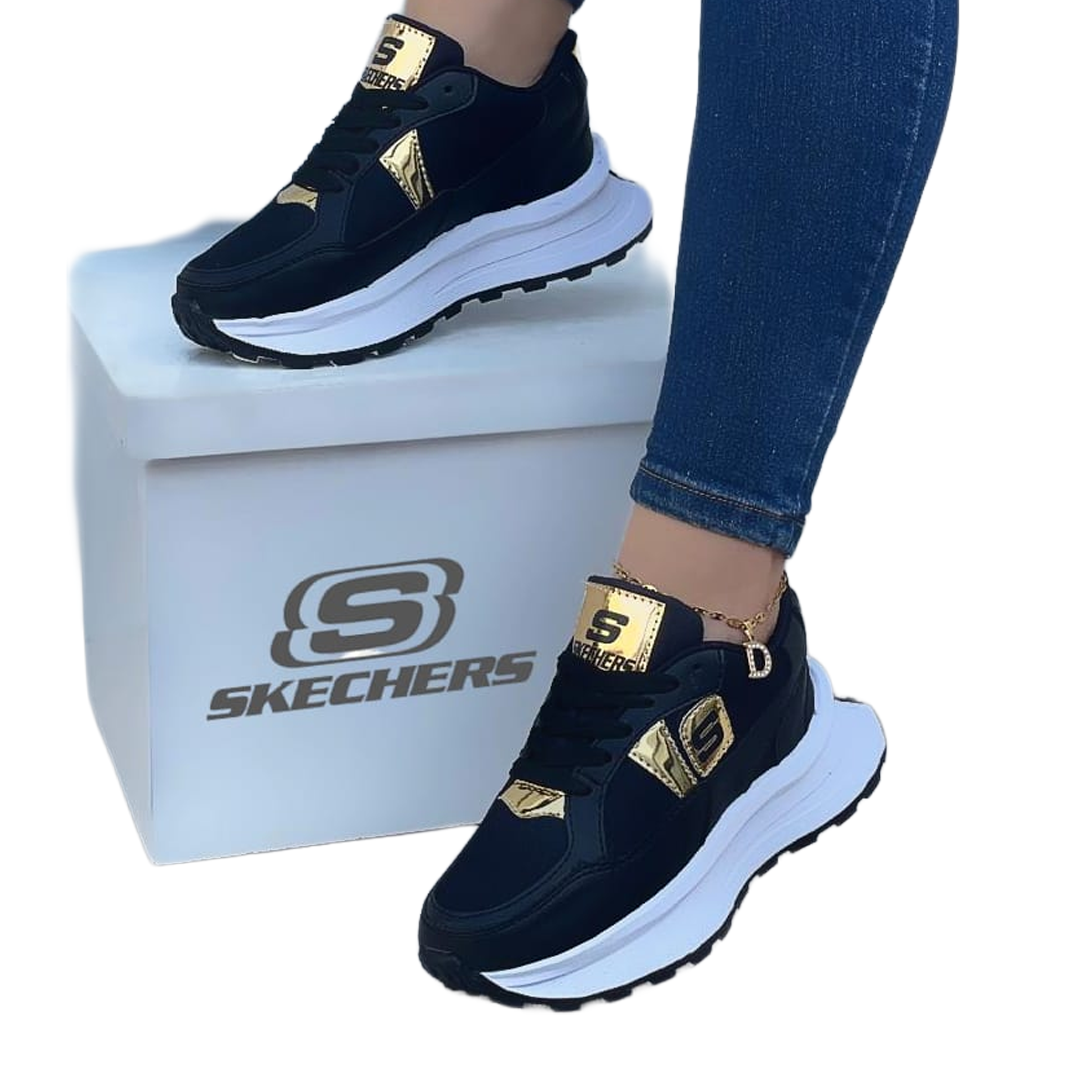 TENIS SKECHER TRACTOR DAMA